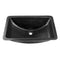 Hand Hammered 21 inch Venetian Dual Mount Bathroom Vanity Sink - Matte Black